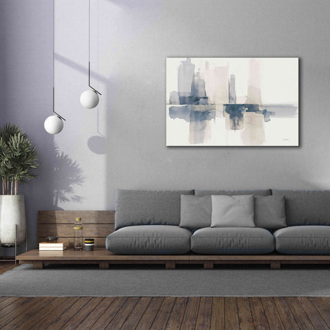 Image of 'Improvisation II Navy' by Mike Schick, Giclee Canvas Wall Art,60x40