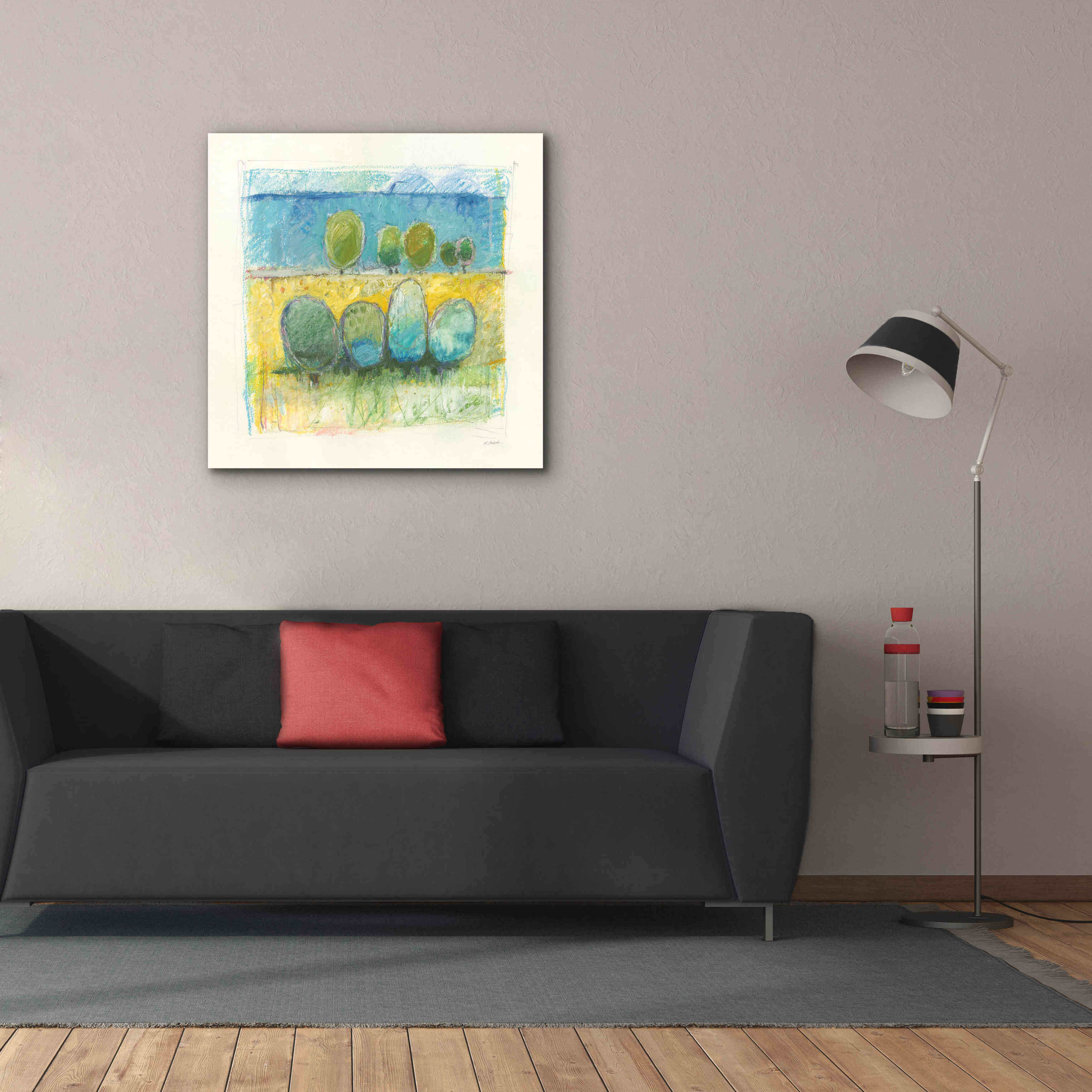'Morning Grove' by Mike Schick, Giclee Canvas Wall Art,37x37
