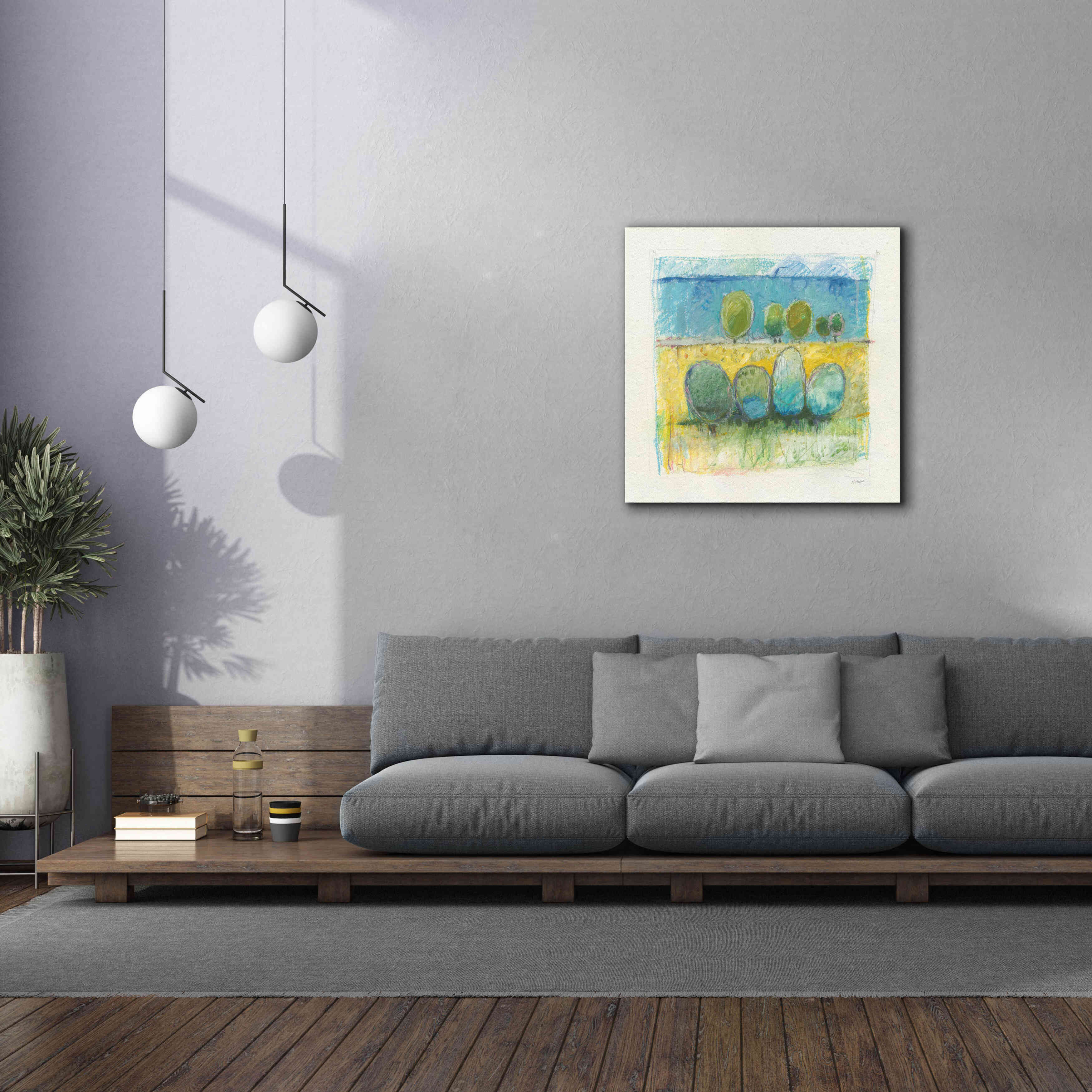 'Morning Grove' by Mike Schick, Giclee Canvas Wall Art,37x37