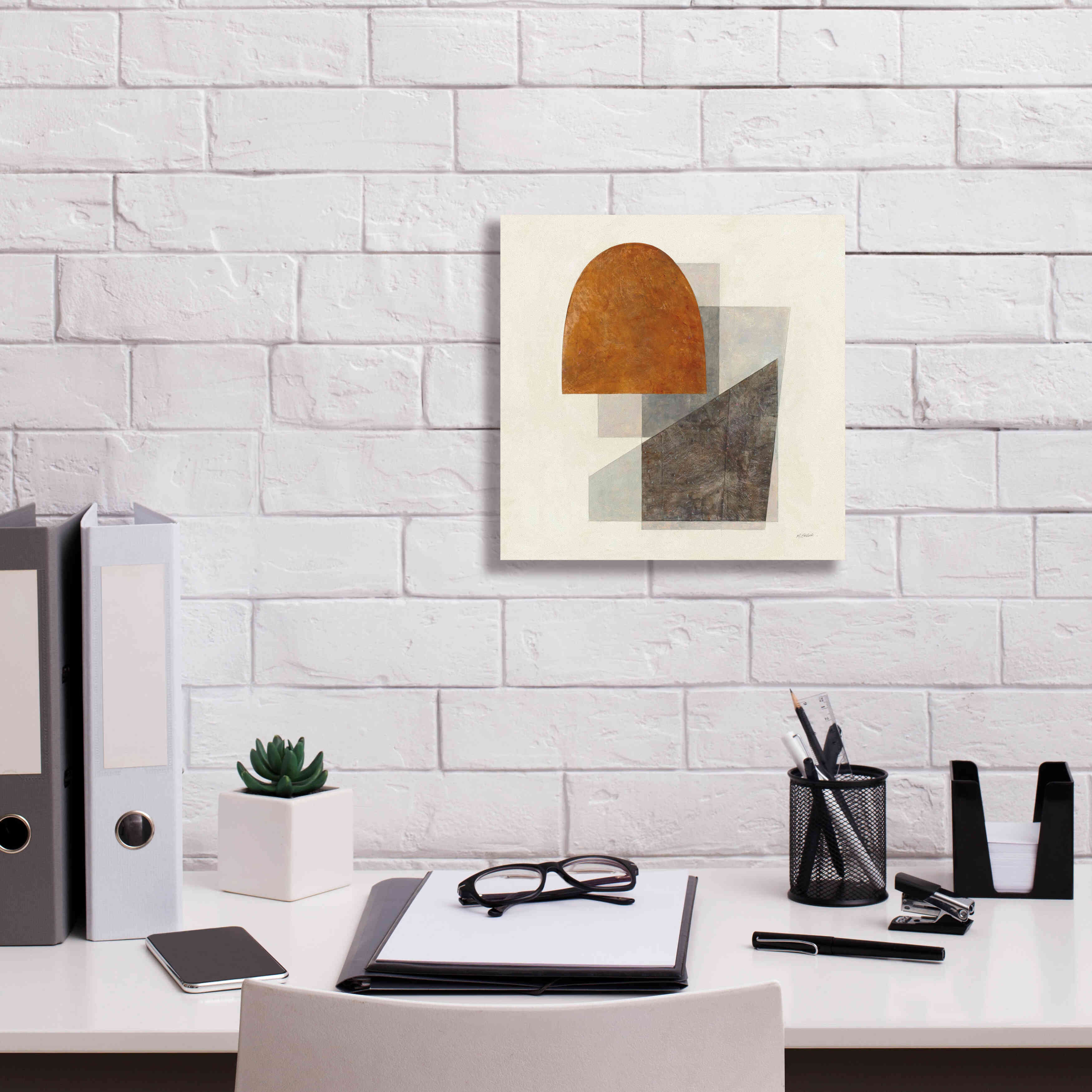 'Quintet I' by Mike Schick, Giclee Canvas Wall Art,12x12