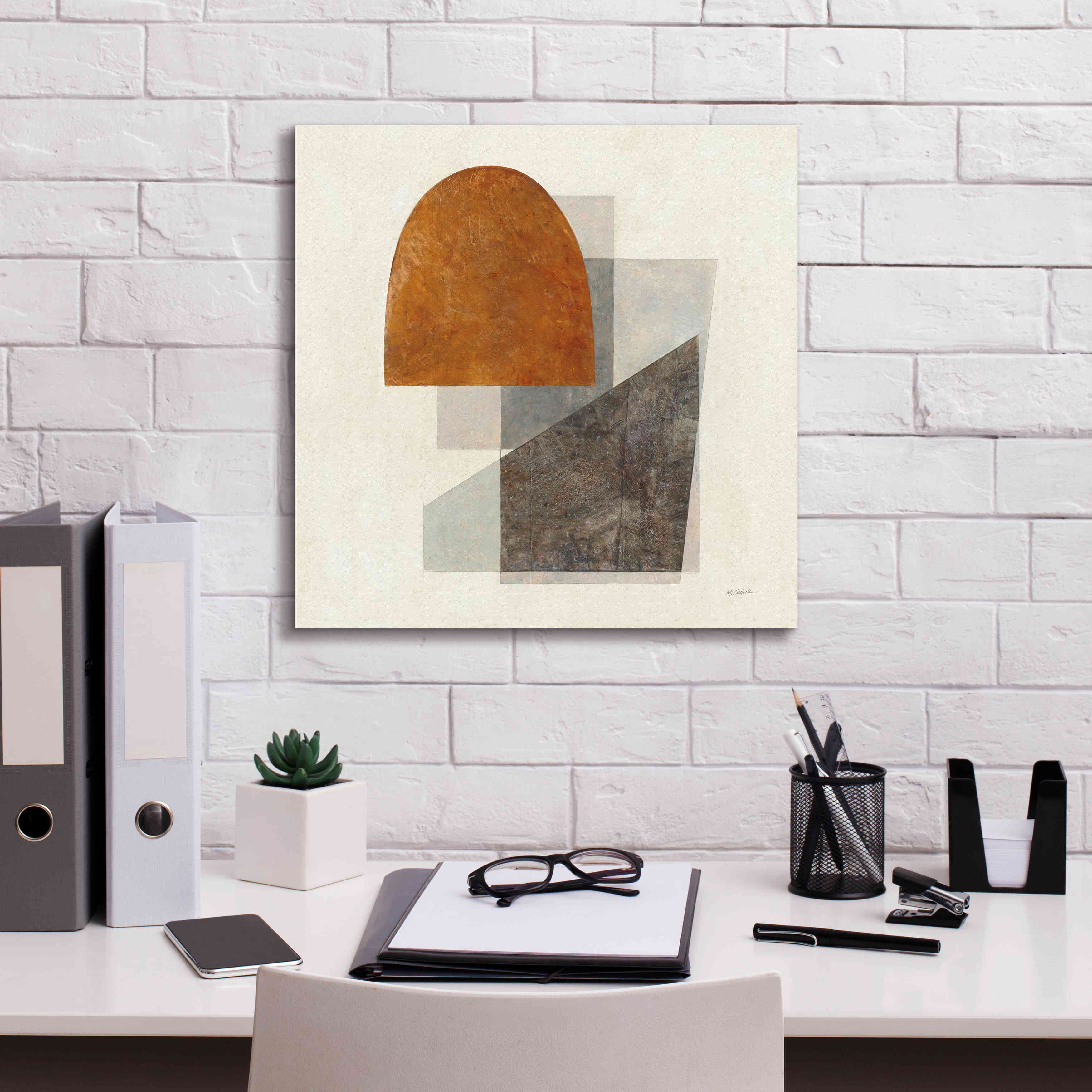 'Quintet I' by Mike Schick, Giclee Canvas Wall Art,18x18