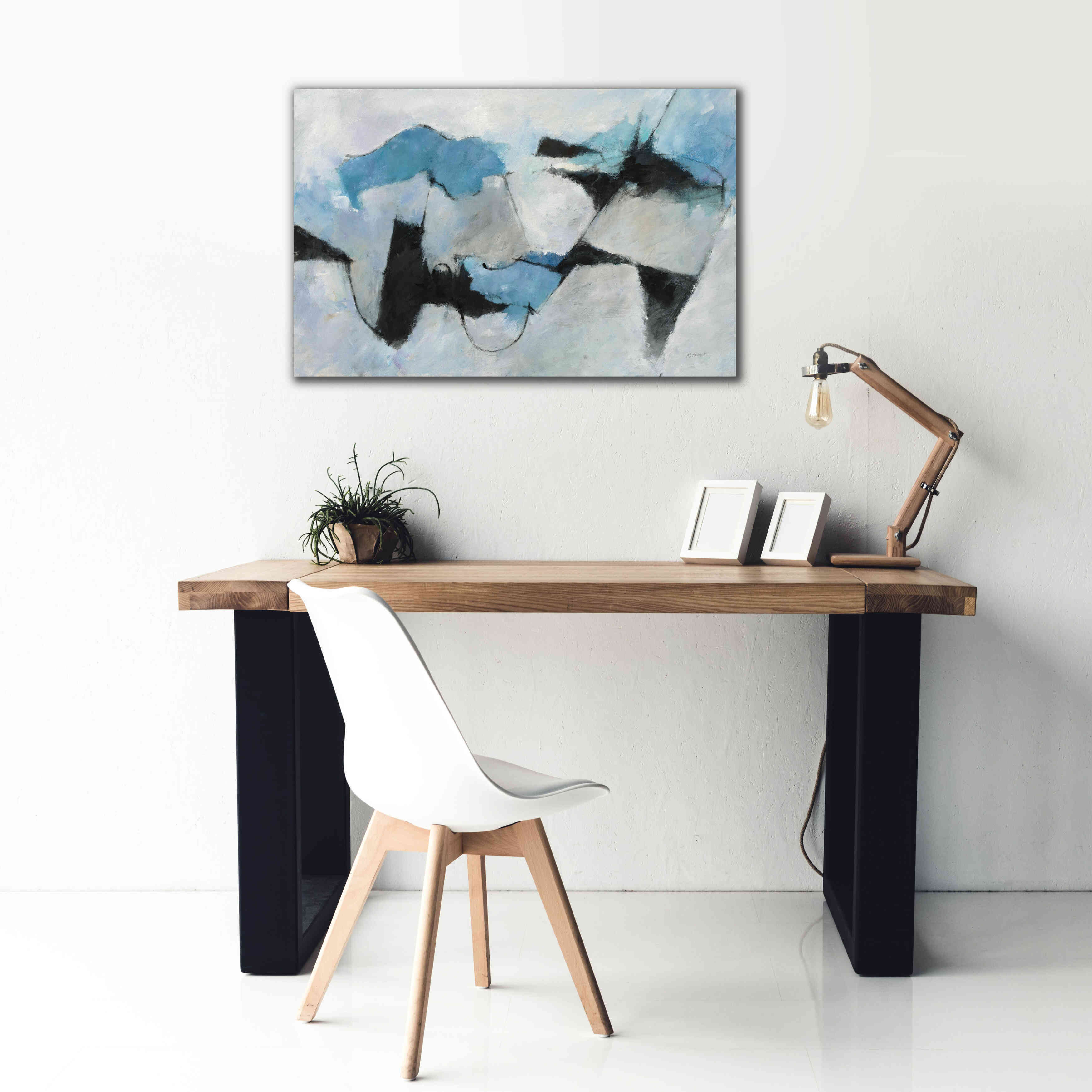 'Shadow Of Winter' by Mike Schick, Giclee Canvas Wall Art,40x26