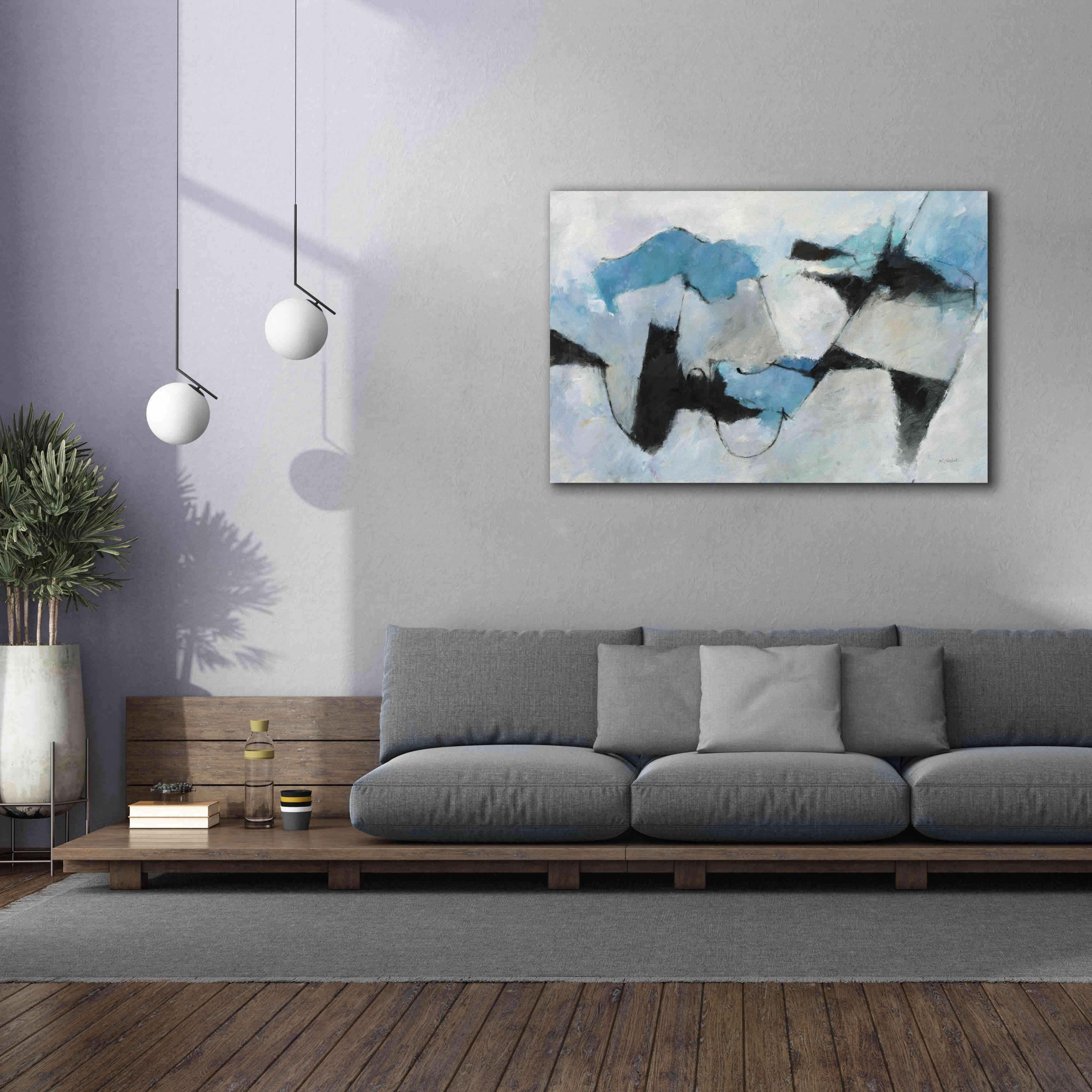 'Shadow Of Winter' by Mike Schick, Giclee Canvas Wall Art,60x40