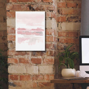 'Blush Wetlands Crop' by Mike Schick, Giclee Canvas Wall Art,12x16