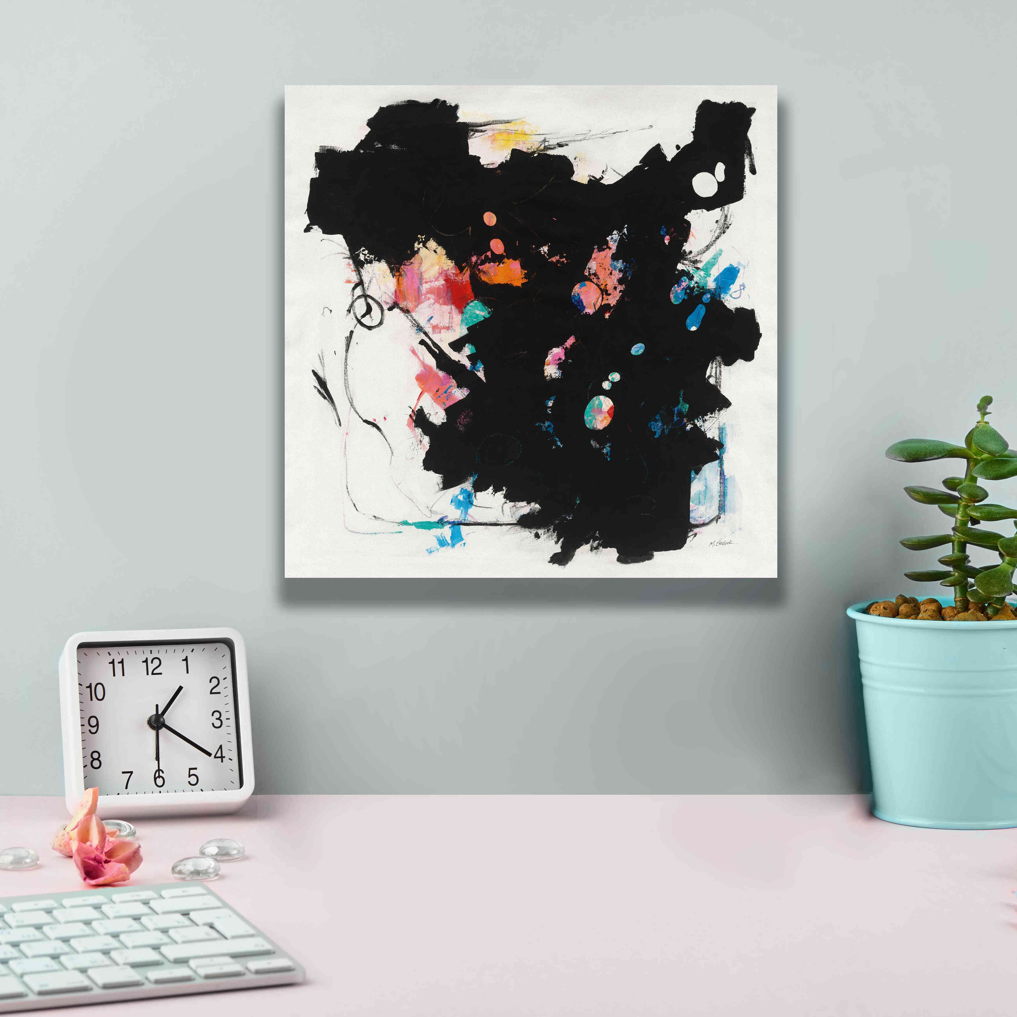 'Abstract Redacted' by Mike Schick, Giclee Canvas Wall Art,12x12