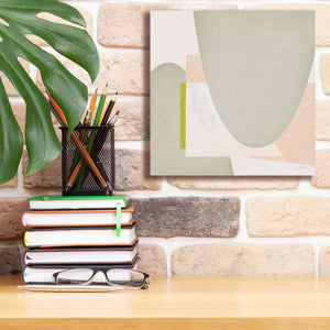 'Blackbird Neutral' by Mike Schick, Giclee Canvas Wall Art,12x12