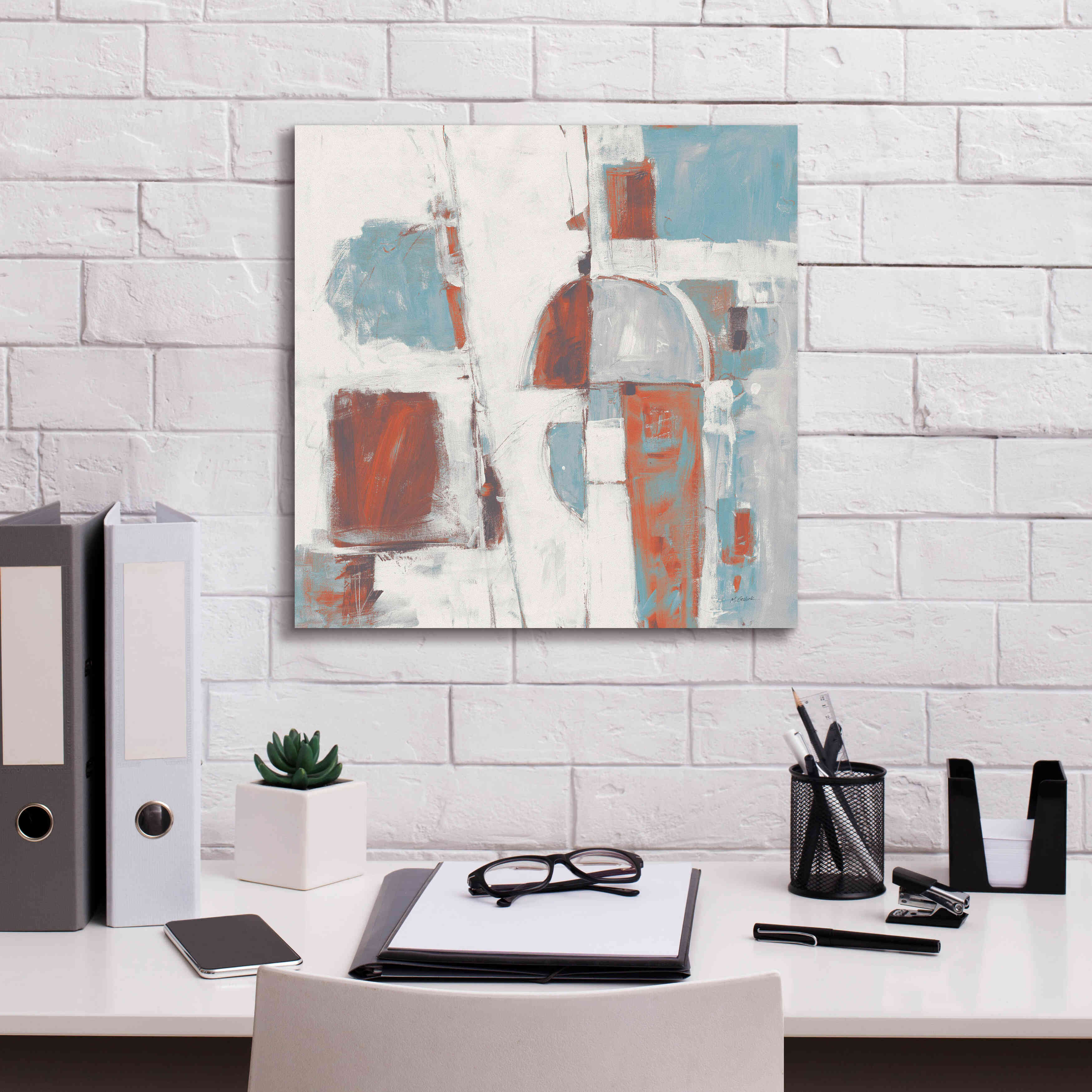 'Down To The Street Cool' by Mike Schick, Giclee Canvas Wall Art,18x18