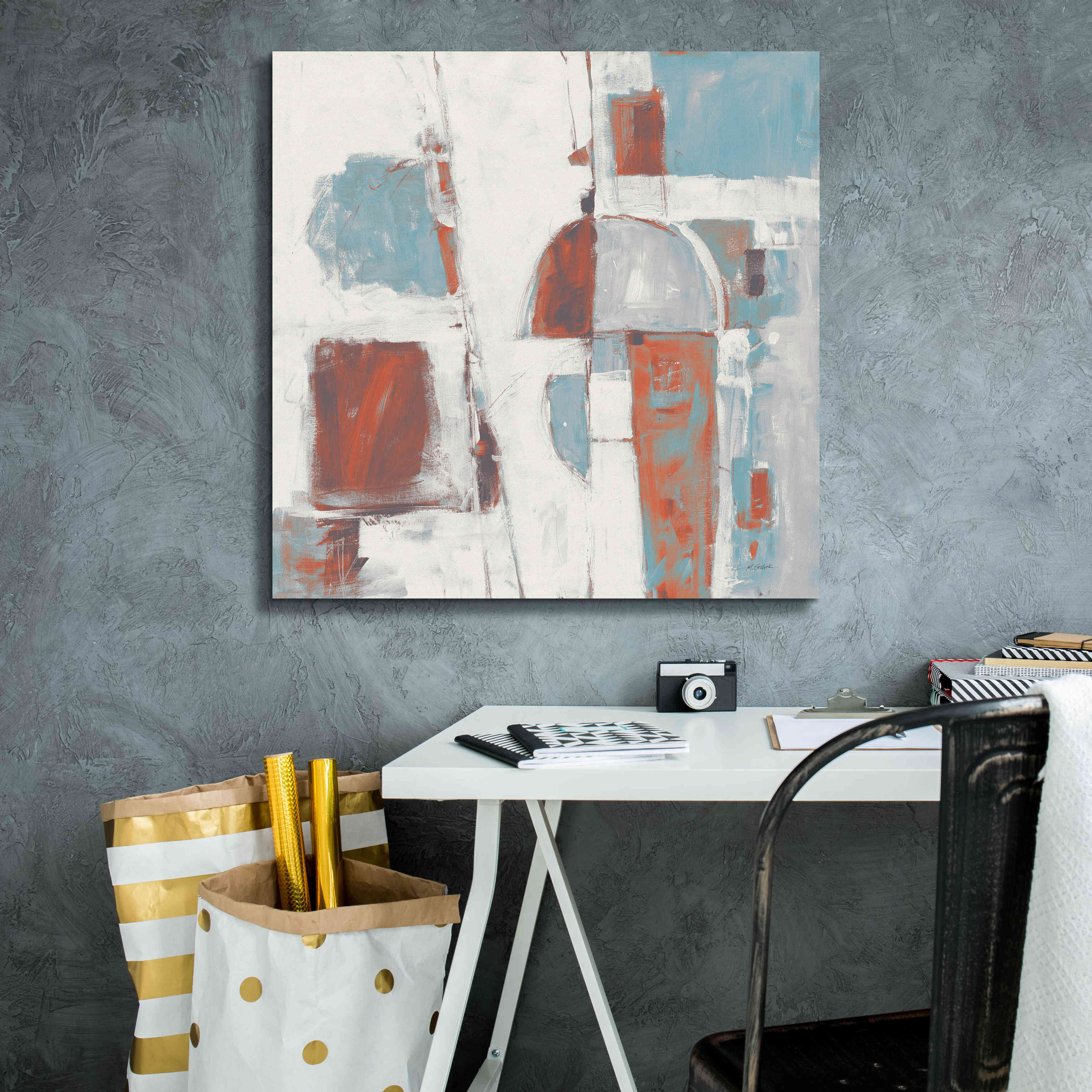 'Down To The Street Cool' by Mike Schick, Giclee Canvas Wall Art,26x26