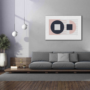 'Laterally Speaking Pink' by Mike Schick, Giclee Canvas Wall Art,60 x 40