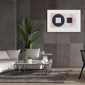 'Laterally Speaking Pink' by Mike Schick, Giclee Canvas Wall Art,60 x 40