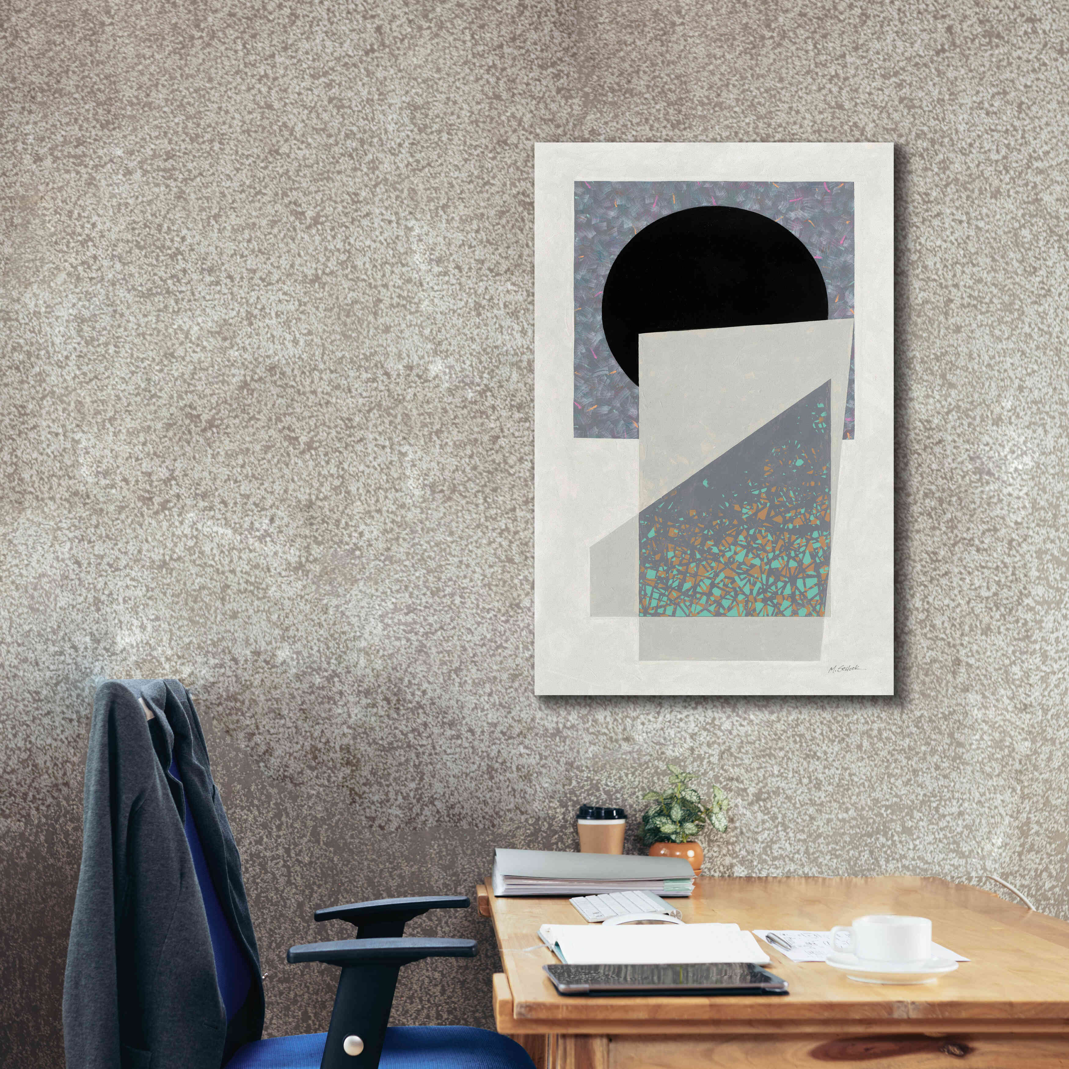 'Full Moon I V2' by Mike Schick, Giclee Canvas Wall Art,26 x 40