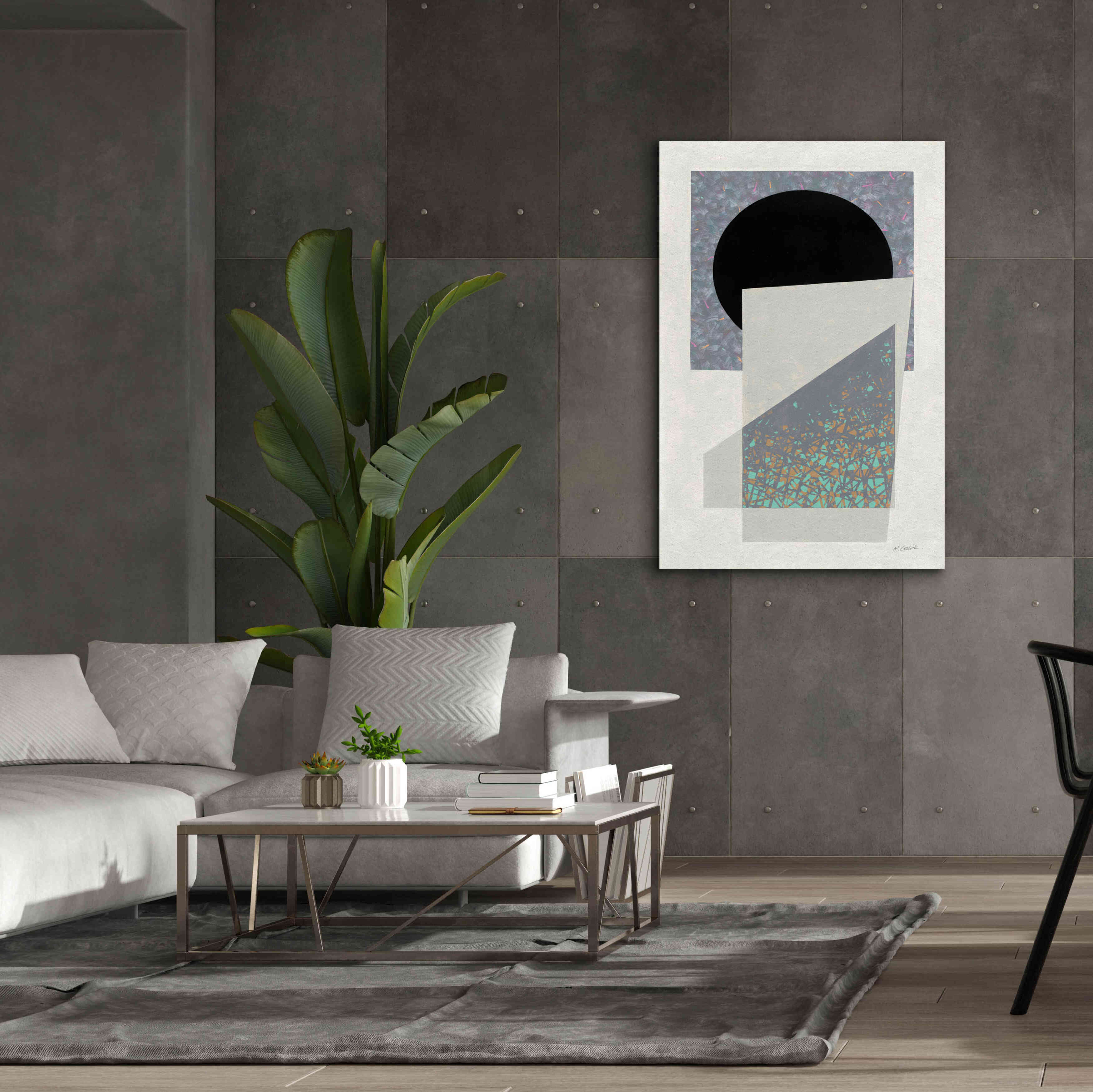 'Full Moon I V2' by Mike Schick, Giclee Canvas Wall Art,40 x 60