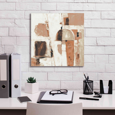 Image of 'Down To The Street Warm' by Mike Schick, Giclee Canvas Wall Art,18x18
