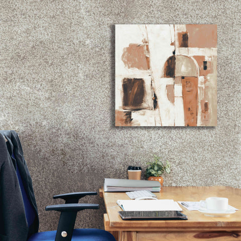 Image of 'Down To The Street Warm' by Mike Schick, Giclee Canvas Wall Art,26x26