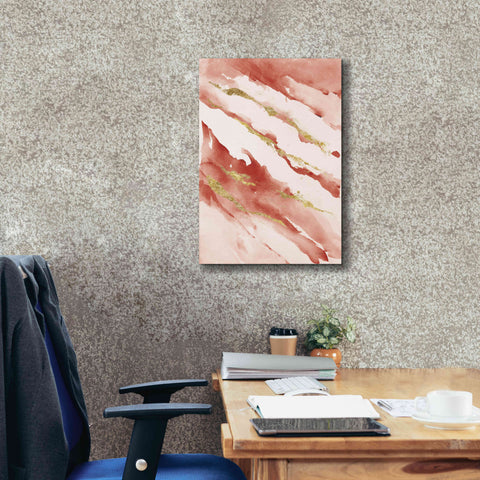 Image of 'Drift V2 Red' by Mike Schick, Giclee Canvas Wall Art,18 x 26