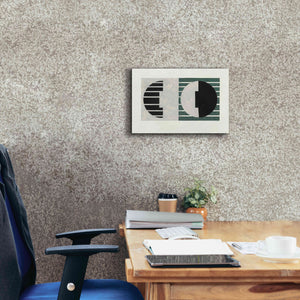 'Latitude Green' by Mike Schick, Giclee Canvas Wall Art,18 x 12
