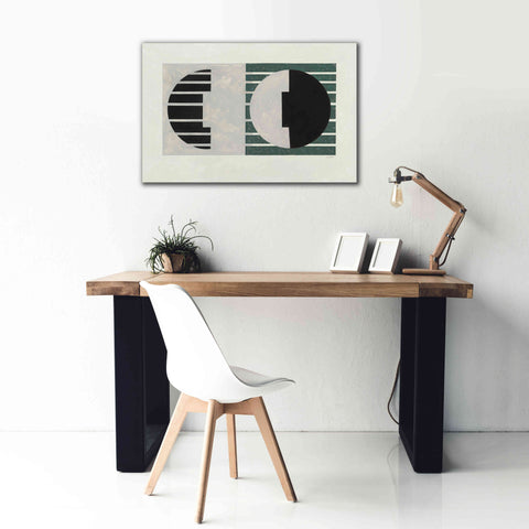 Image of 'Latitude Green' by Mike Schick, Giclee Canvas Wall Art,40 x 26