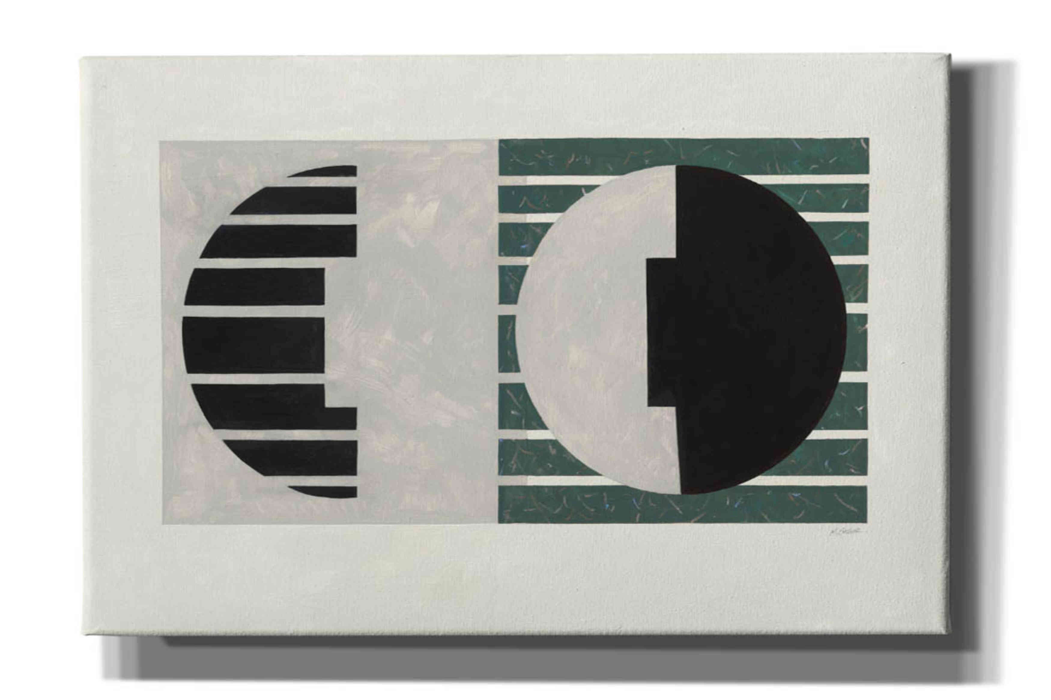 'Latitude Green' by Mike Schick, Giclee Canvas Wall Art