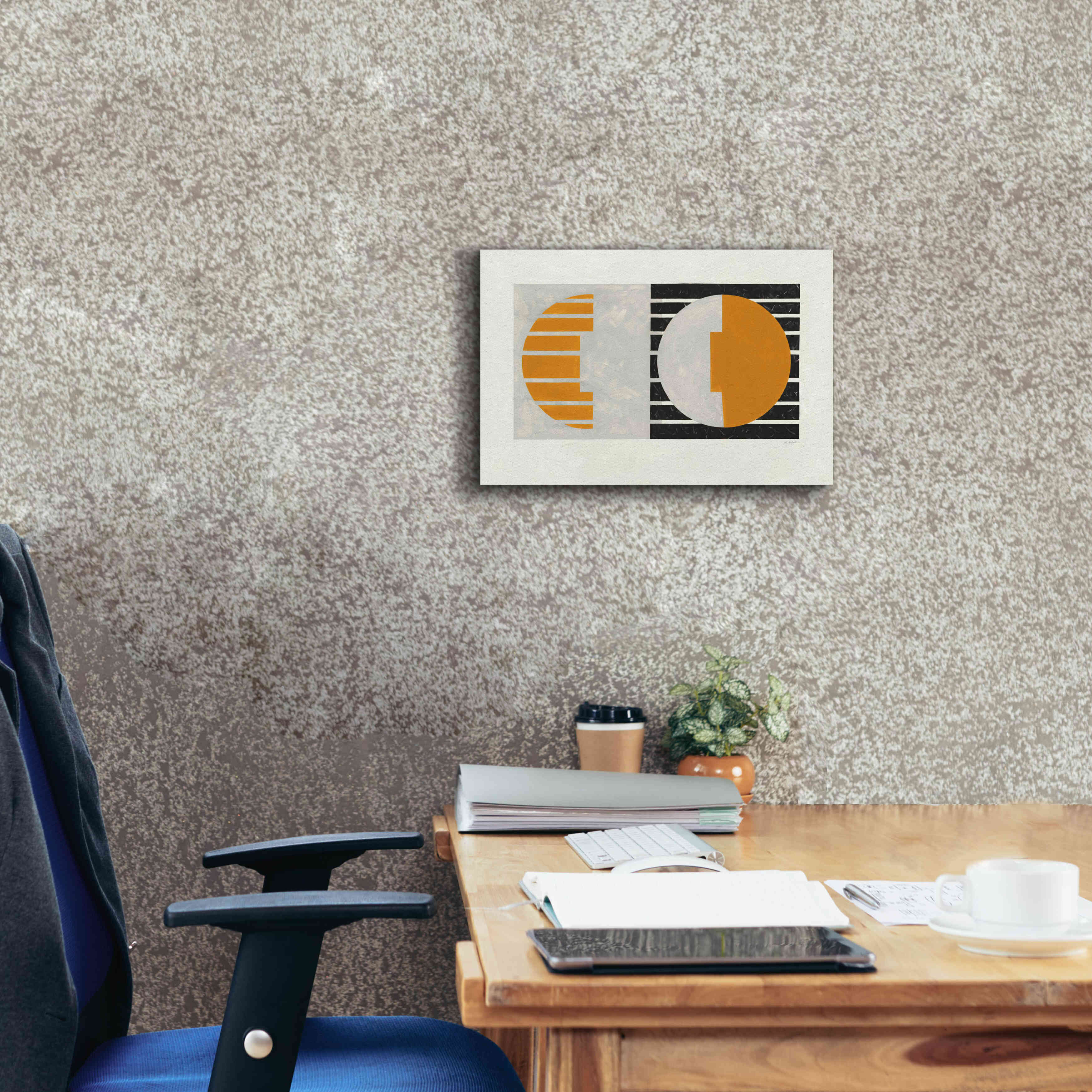 'Latitude V2' by Mike Schick, Giclee Canvas Wall Art,18 x 12