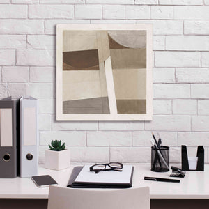 'Sunny Side Up Brown' by Mike Schick, Giclee Canvas Wall Art,18x18