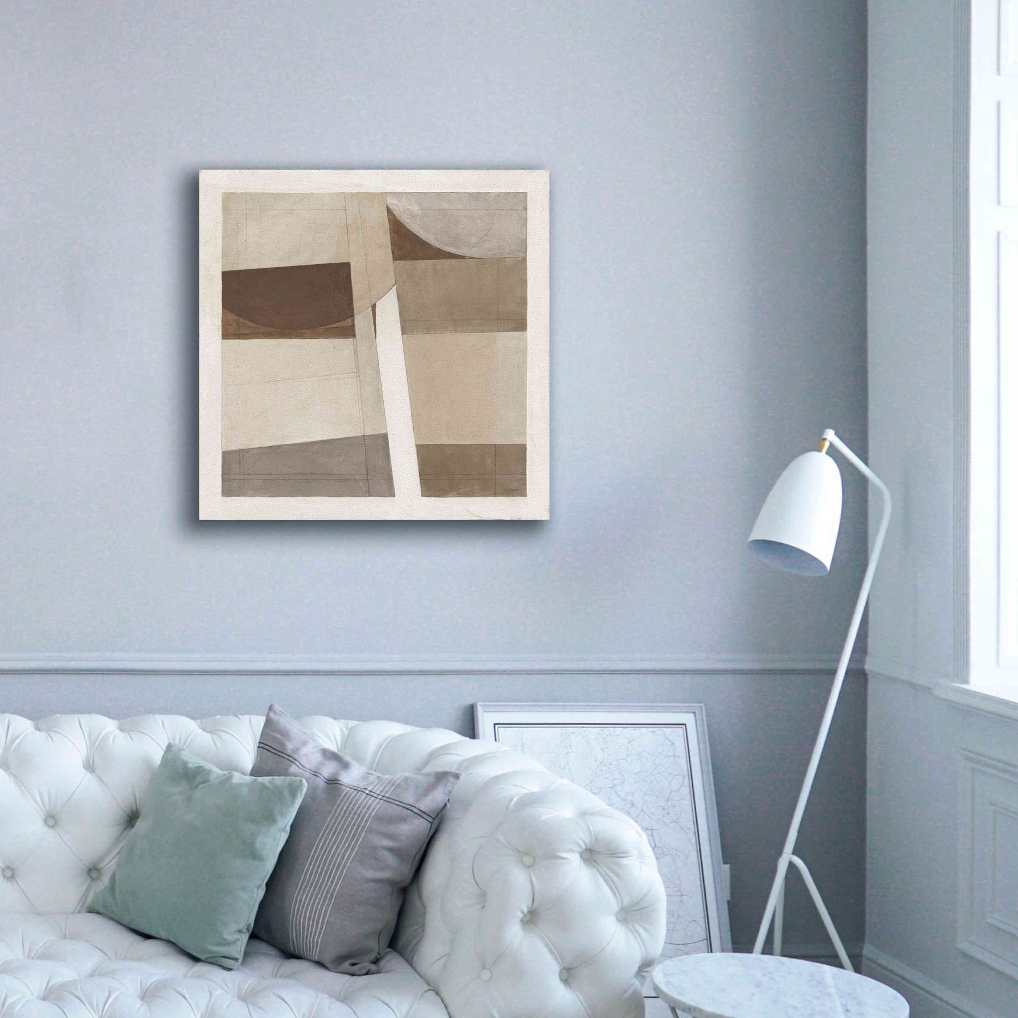 'Sunny Side Up Brown' by Mike Schick, Giclee Canvas Wall Art,37x37