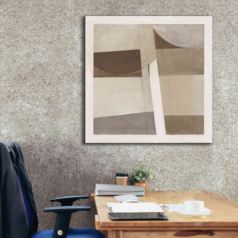 Image of 'Sunny Side Up Brown' by Mike Schick, Giclee Canvas Wall Art,37x37