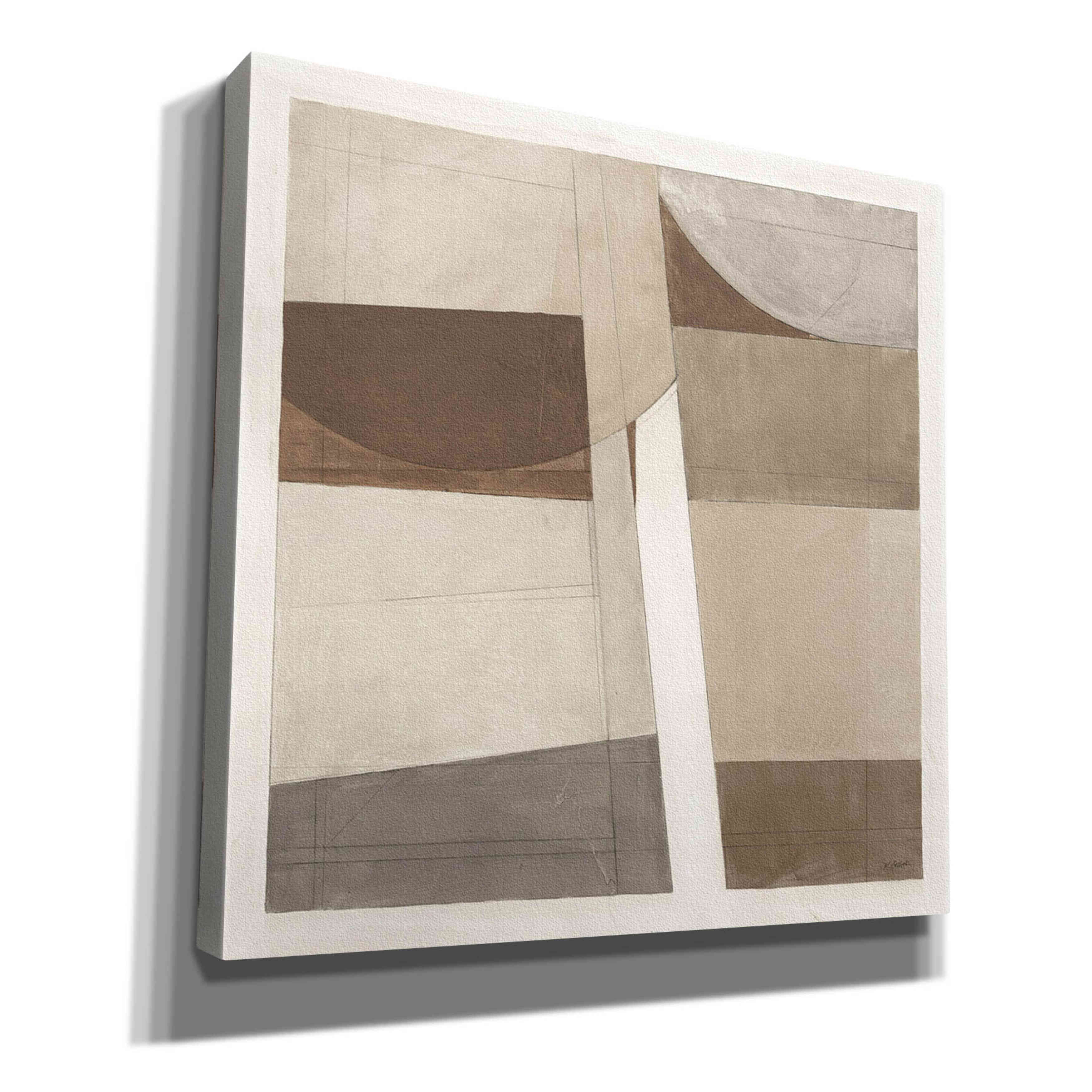 'Sunny Side Up Brown' by Mike Schick, Giclee Canvas Wall Art