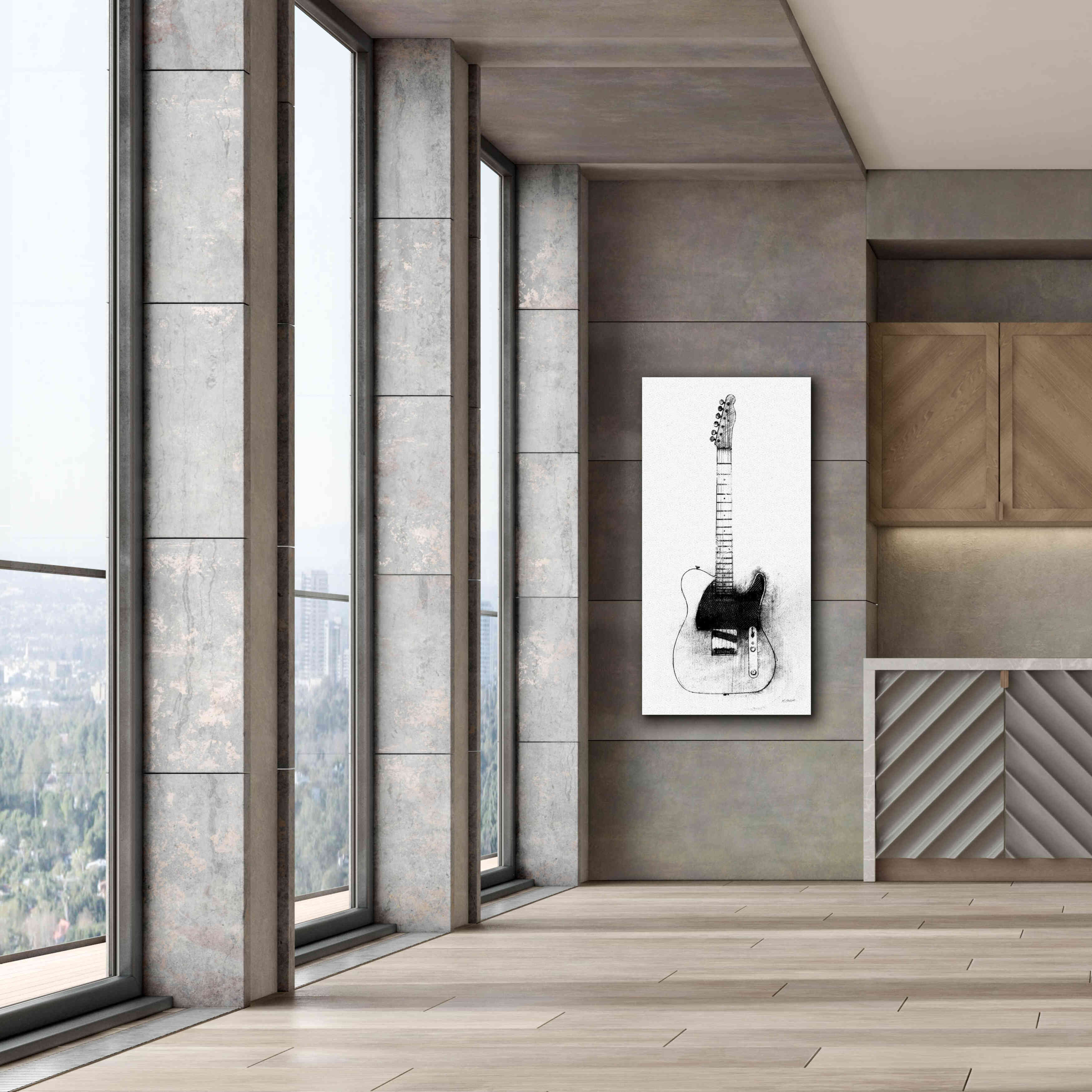 'Garage Band I' by Mike Schick, Giclee Canvas Wall Art,30 x 60