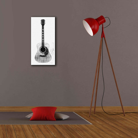 Image of 'Garage Band II' by Mike Schick, Giclee Canvas Wall Art,12 x 24