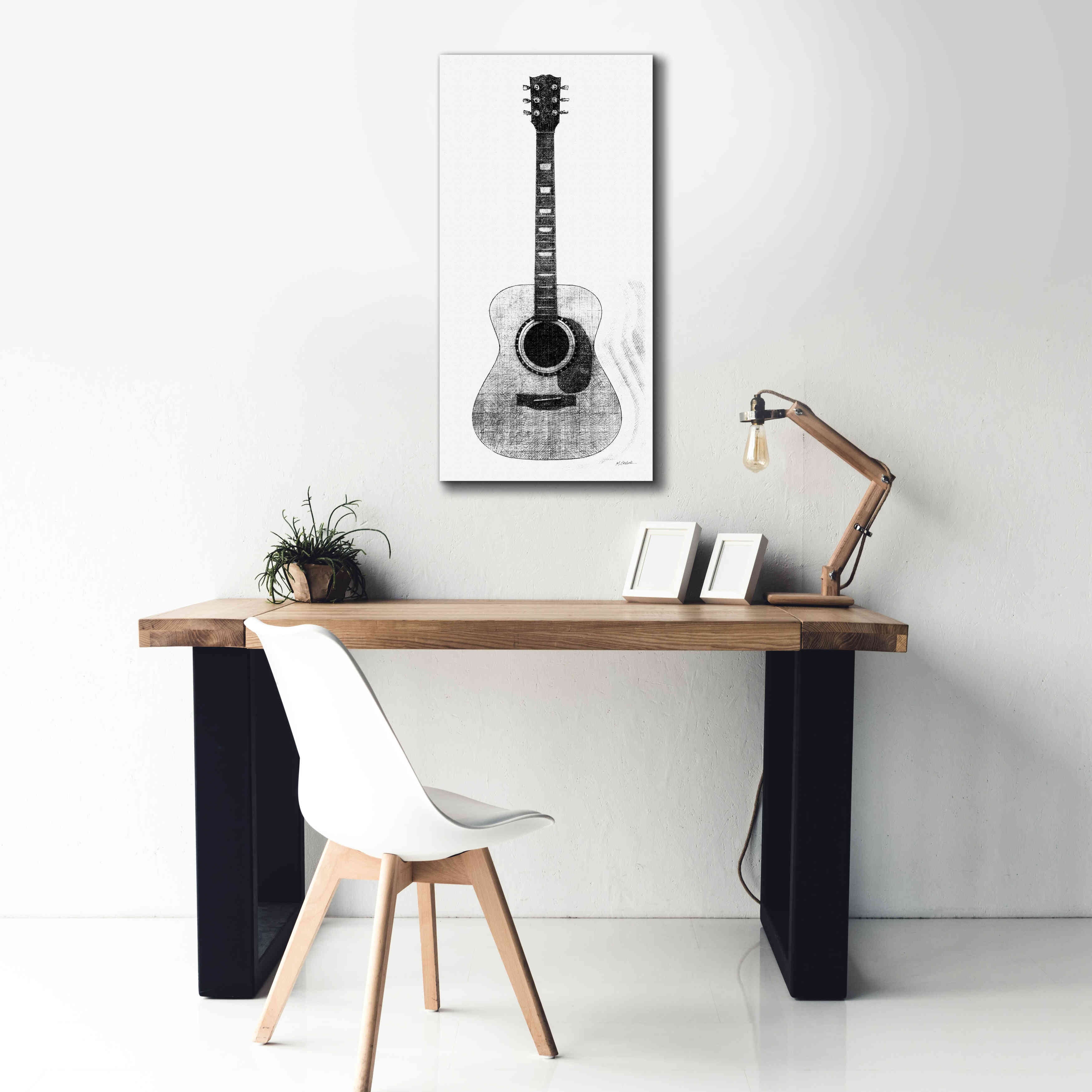'Garage Band II' by Mike Schick, Giclee Canvas Wall Art,20 x 40
