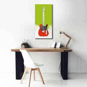 'Garage Band I Paint' by Mike Schick, Giclee Canvas Wall Art,20 x 40