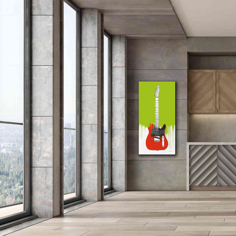 Image of 'Garage Band I Paint' by Mike Schick, Giclee Canvas Wall Art,30 x 60