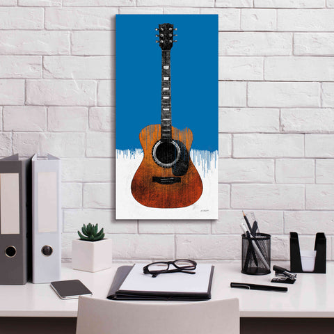 Image of 'Garage Band II Paint' by Mike Schick, Giclee Canvas Wall Art,12 x 24