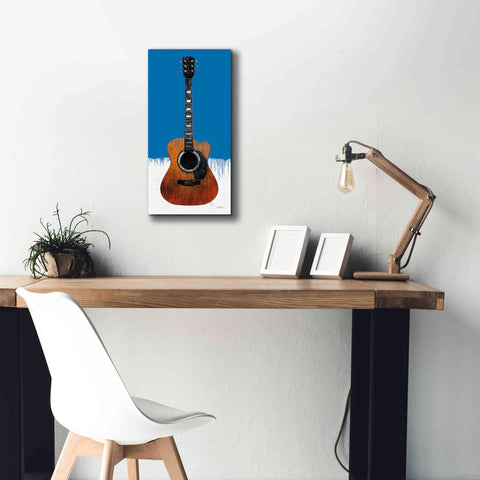 Image of 'Garage Band II Paint' by Mike Schick, Giclee Canvas Wall Art,12 x 24