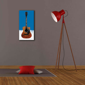 'Garage Band II Paint' by Mike Schick, Giclee Canvas Wall Art,12 x 24