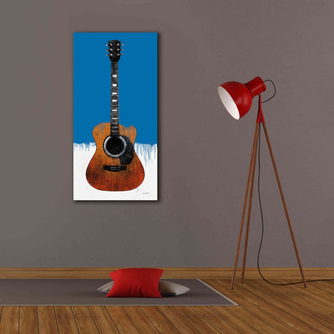 Image of 'Garage Band II Paint' by Mike Schick, Giclee Canvas Wall Art,20 x 40