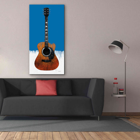Image of 'Garage Band II Paint' by Mike Schick, Giclee Canvas Wall Art,30 x 60