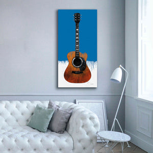'Garage Band II Paint' by Mike Schick, Giclee Canvas Wall Art,30 x 60