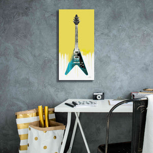 'Garage Band III Paint' by Mike Schick, Giclee Canvas Wall Art,12 x 24