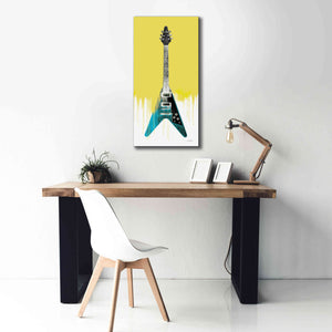 'Garage Band III Paint' by Mike Schick, Giclee Canvas Wall Art,20 x 40