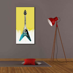 'Garage Band III Paint' by Mike Schick, Giclee Canvas Wall Art,20 x 40