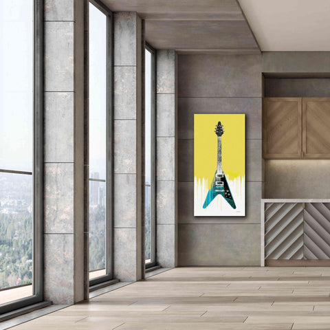 Image of 'Garage Band III Paint' by Mike Schick, Giclee Canvas Wall Art,30 x 60