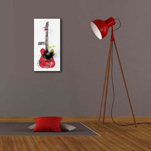 'Garage Band I Graffiti' by Mike Schick, Giclee Canvas Wall Art,12 x 24