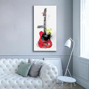 'Garage Band I Graffiti' by Mike Schick, Giclee Canvas Wall Art,30 x 60