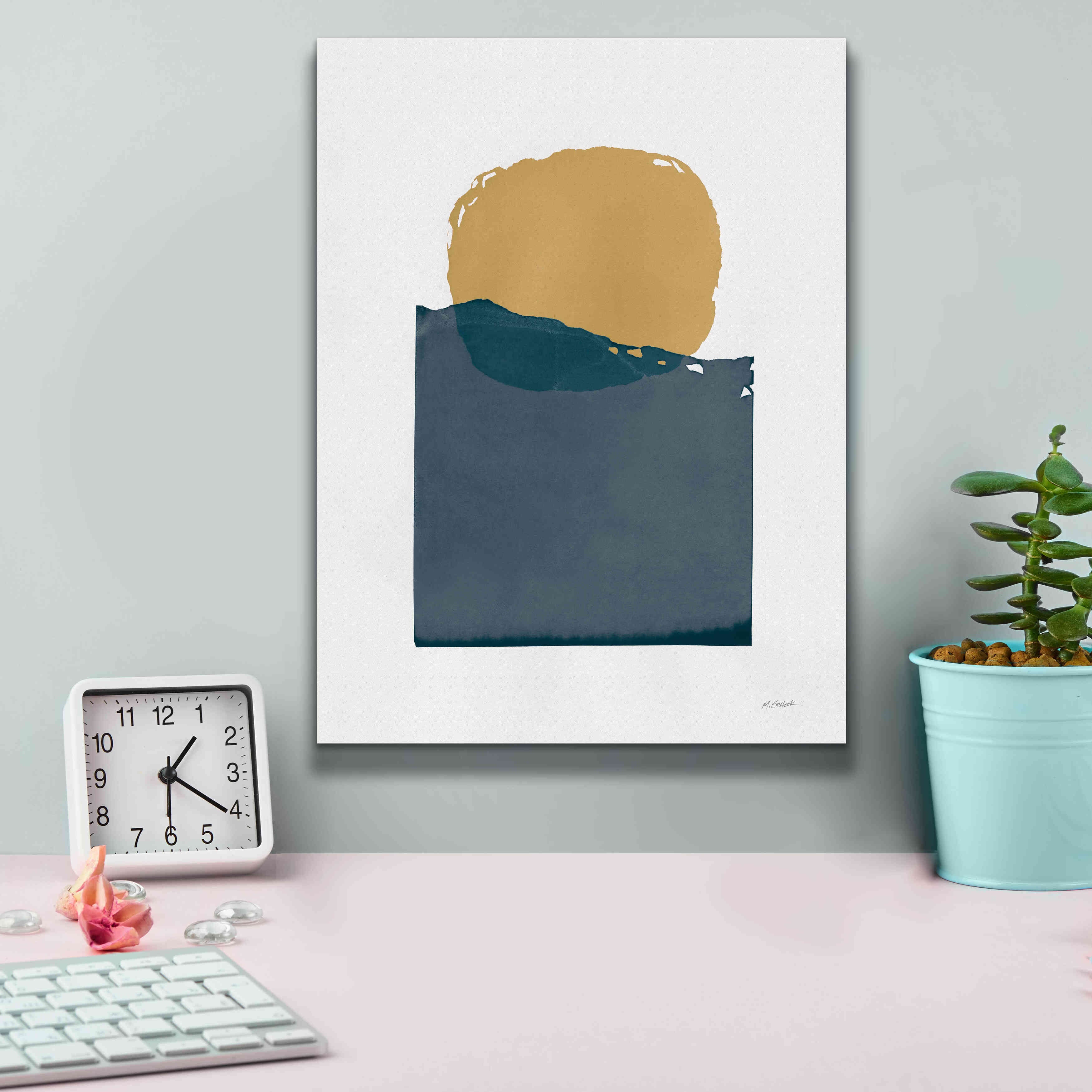 'Buoyant Dark' by Mike Schick, Giclee Canvas Wall Art,12 x 16