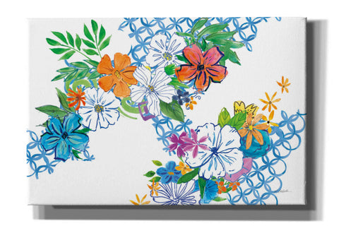 Image of 'Flower Power I' by Mike Schick, Giclee Canvas Wall Art