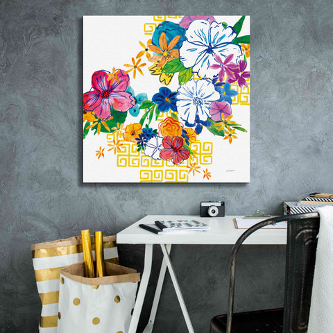 Image of 'Flower Power II' by Mike Schick, Giclee Canvas Wall Art,26x26