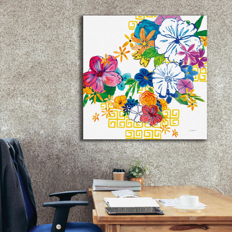Image of 'Flower Power II' by Mike Schick, Giclee Canvas Wall Art,37x37