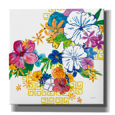 Image of 'Flower Power II' by Mike Schick, Giclee Canvas Wall Art