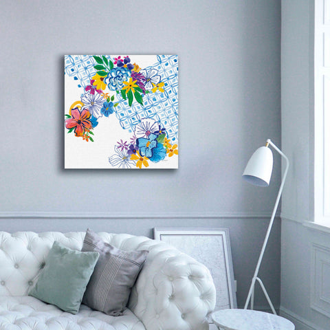 Image of 'Flower Power IV' by Mike Schick, Giclee Canvas Wall Art,37x37
